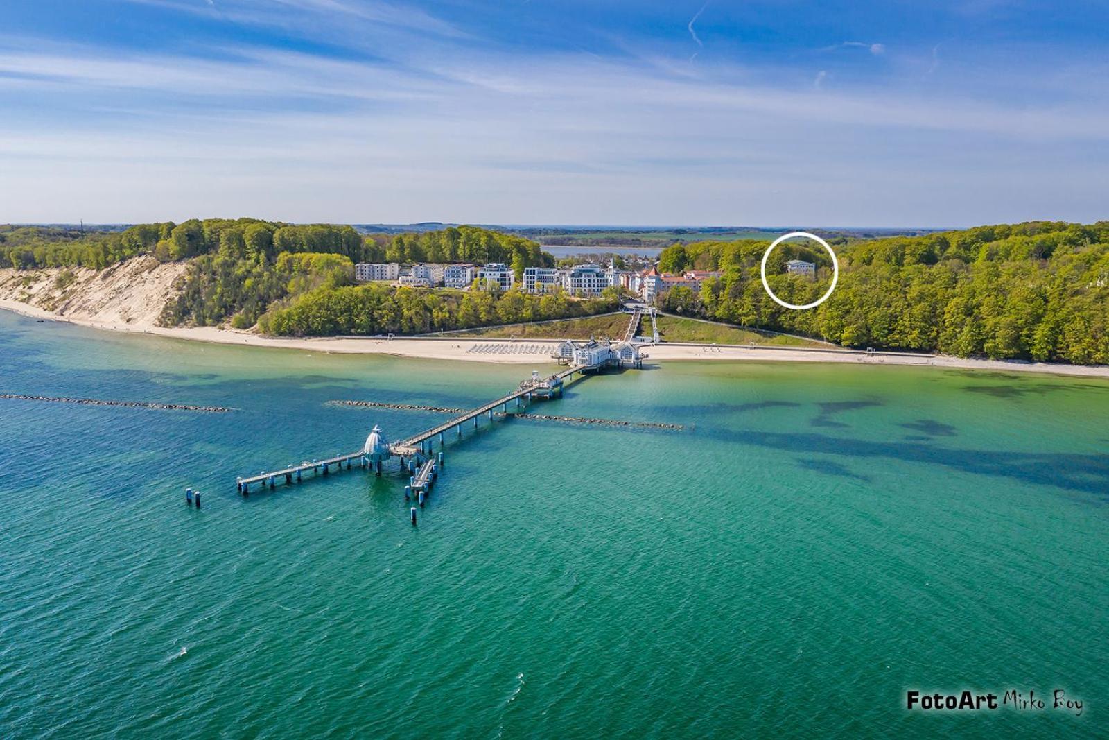 Residenz Seeblick Fewo 18 Mit Balkon Und Ostseeblick Sellin  Екстериор снимка